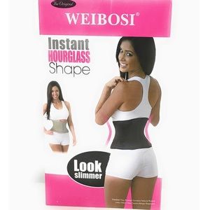 Double compression waist trainer